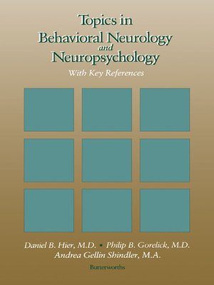 Topics In Behavioral Neurology And Neuropsychology By Daniel B. Hier ...